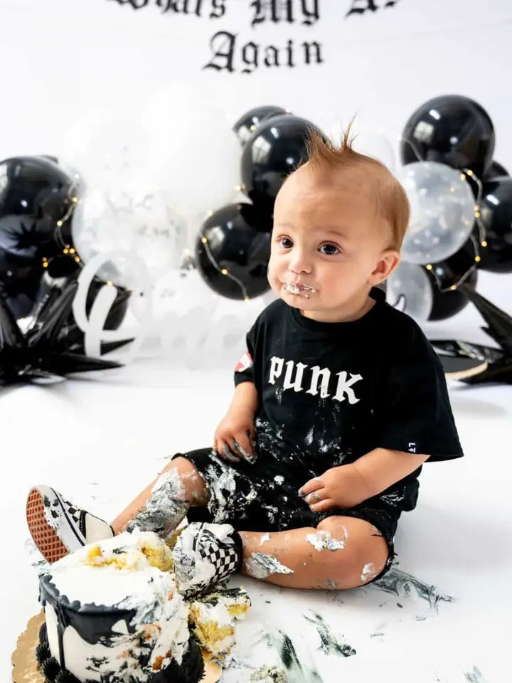 Punk Graphic Oversized Kids T-Shirt