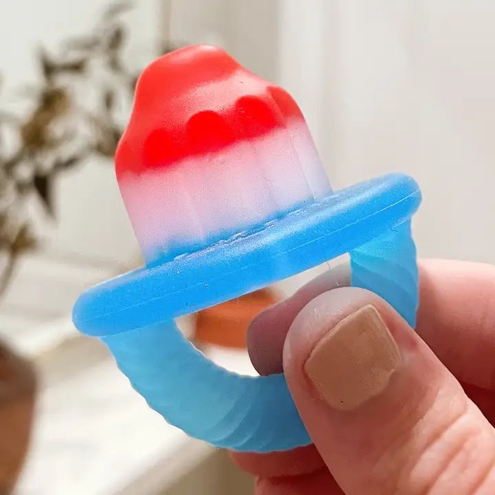 Teensy Teether™ Hero Pop Soothing Silicone Teether