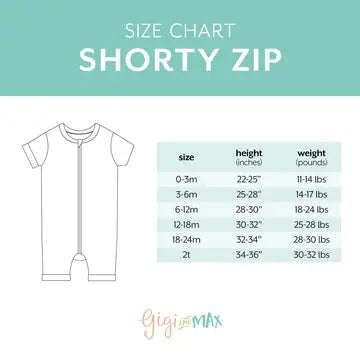 Kelly Leopard Shorty Zip Bamboo Baby Outfit
