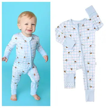Buzz Zip Bamboo One Piece Baby Outfit