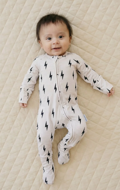 Bamboo Zip Romper | Little Bolt