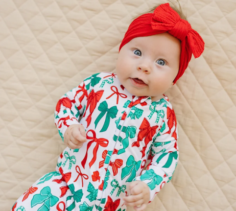 Bamboo Zip Romper | Merry Bows