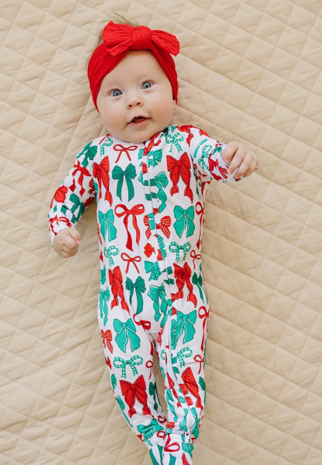 Bamboo Zip Romper | Merry Bows