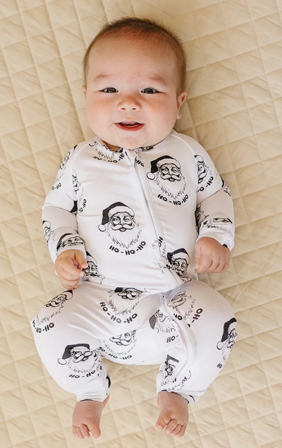 Bamboo Zip Romper | Cool Santa