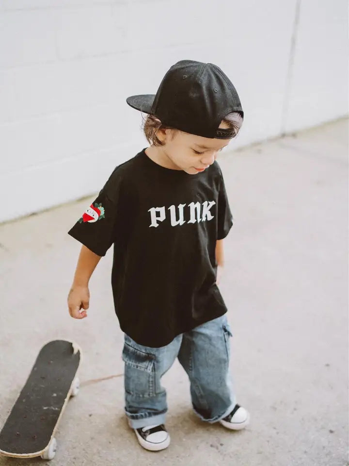 Punk Graphic Oversized Kids T-Shirt