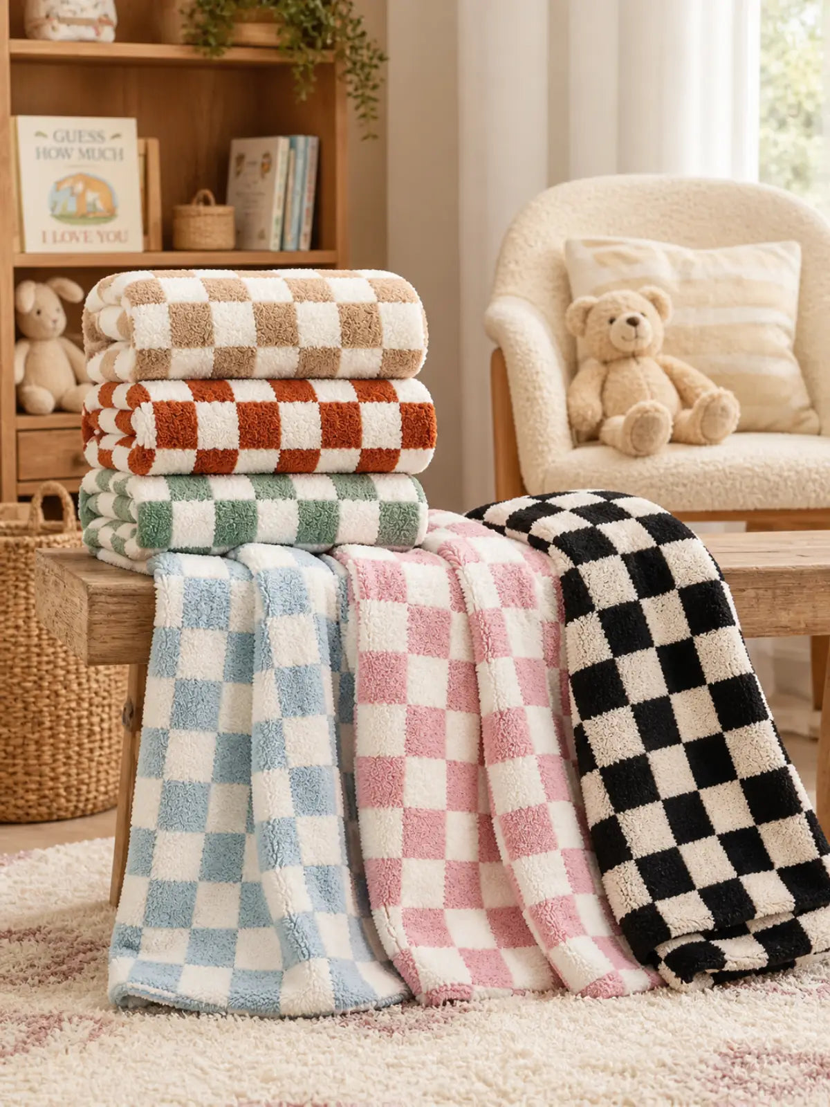 Phufy® Bliss Checkerboard Blanket
