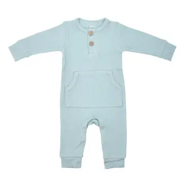 Baby Ribbed Playsuit with Pockets
