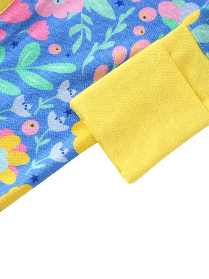 Sunny Blooms Bamboo Baby Convertible Zippy Romper