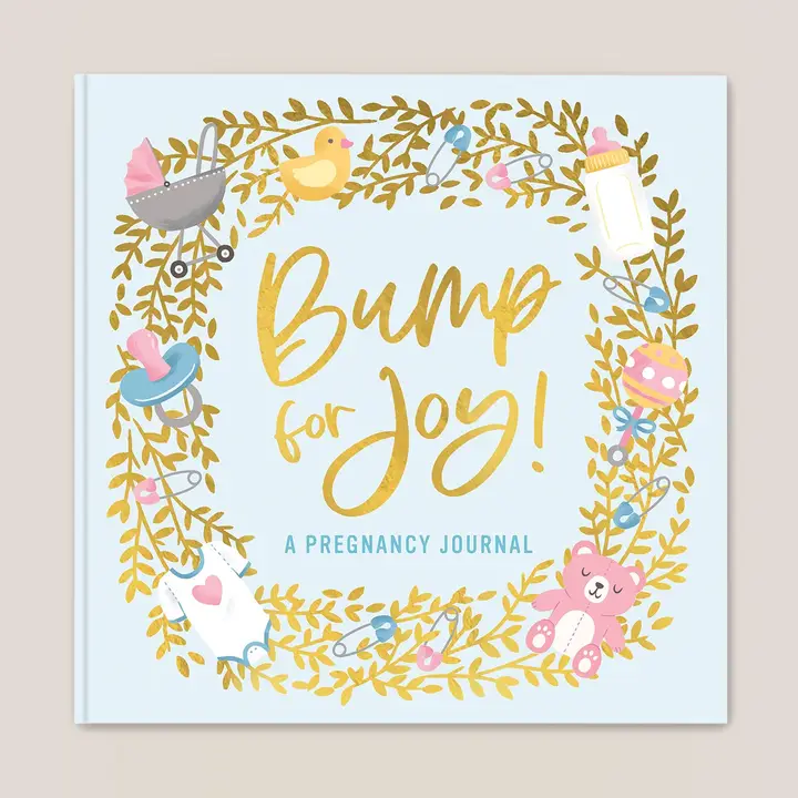 Bump For Joy Guided Journal (Blue)
