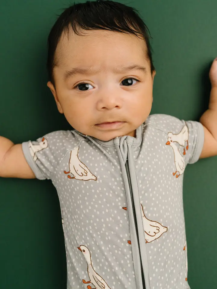 Classic Goose Bamboo Short Romper