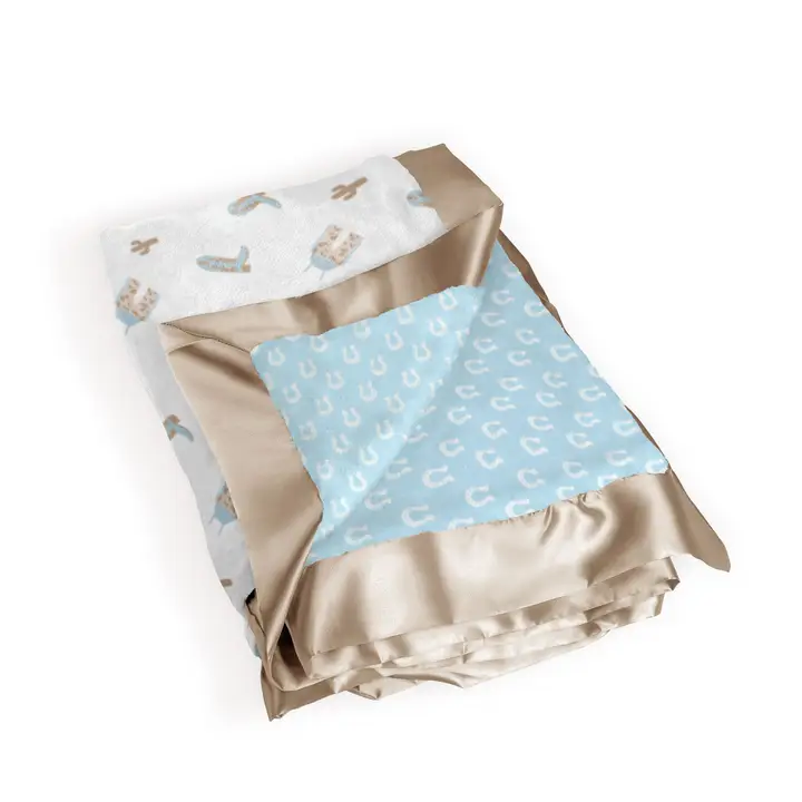 Reversible Baby Blanket Bloomin' Boot