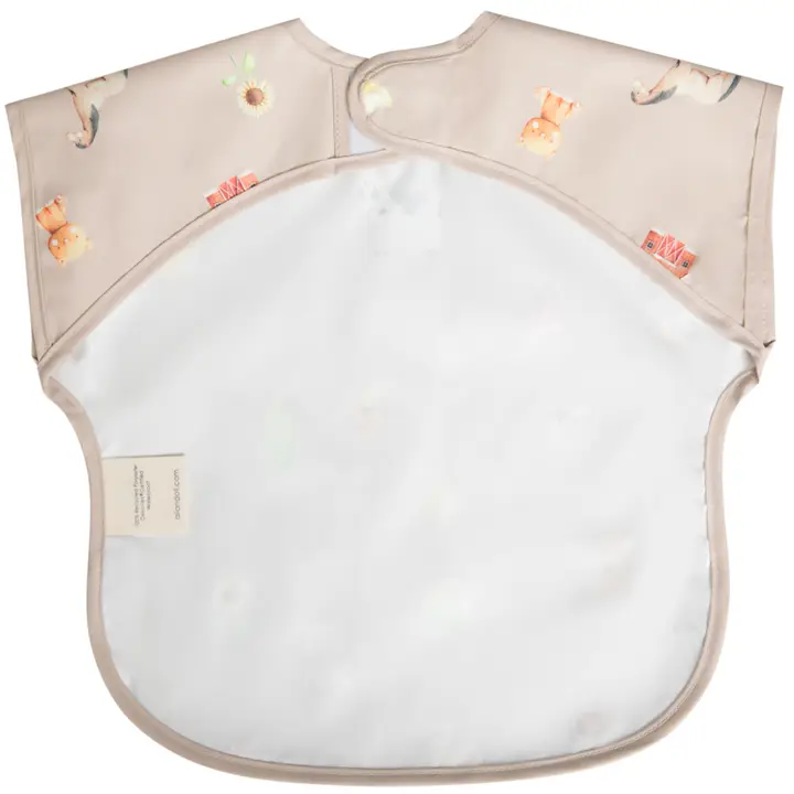 Smock Bib For Baby & Toddler Short Sleeve (Farm)