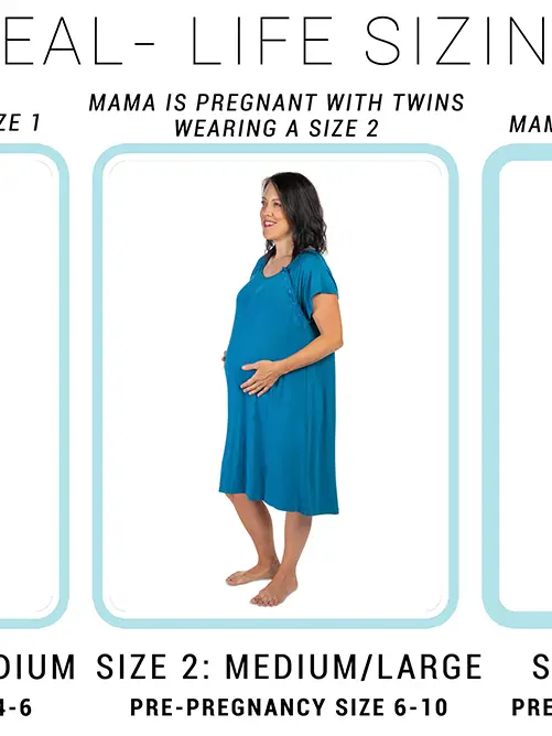 Leopard Maternity Mommy Labor and Delivery/ Nursing Gown
