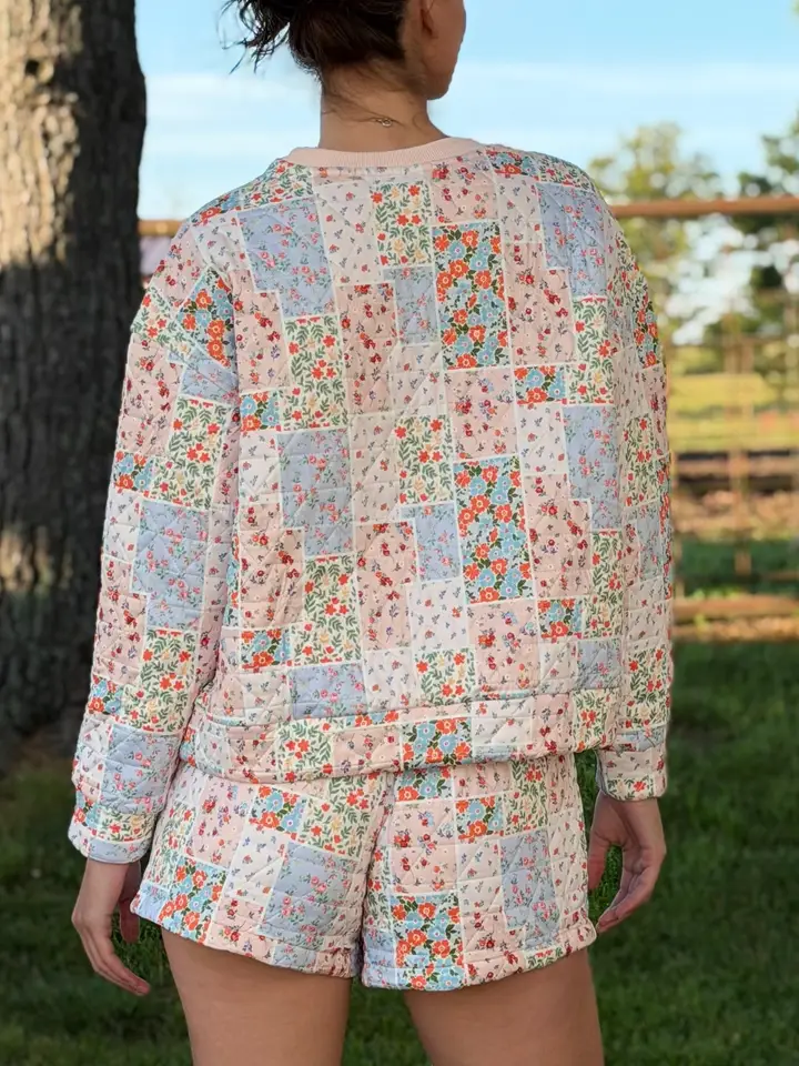 Judy Quilted Short Set