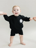 Baby & Kids Biker Shorts Set | Black