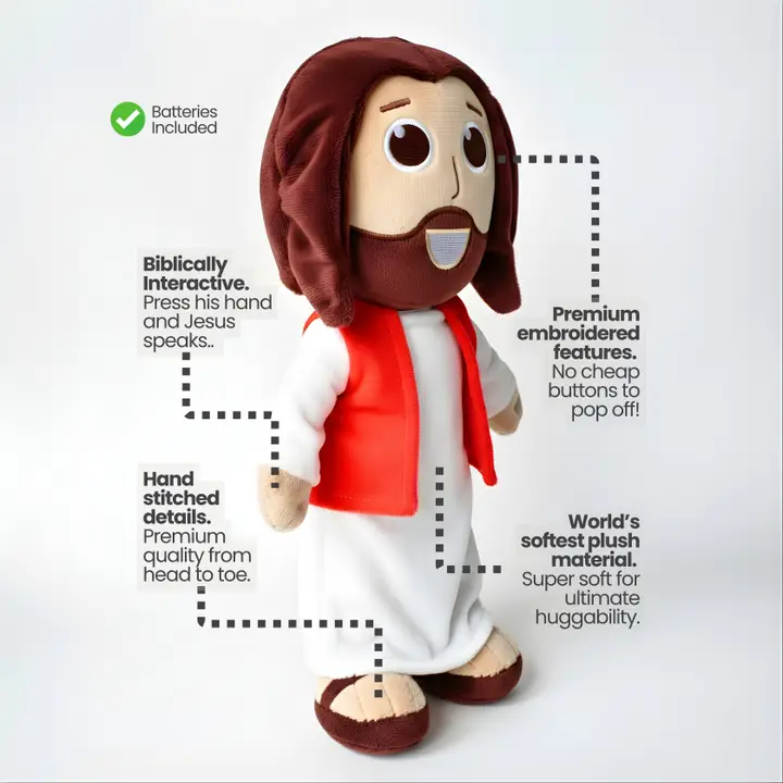 The Talking Jesus Doll - Christian Toy - Speaks Bible Verses