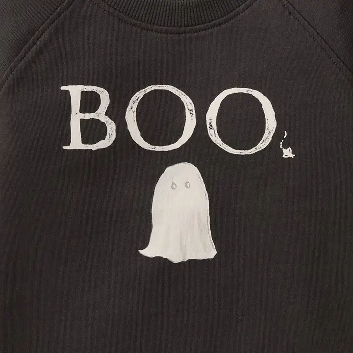 Boo Organic Cotton Matching Sweatshirt- Burt's Bees Baby