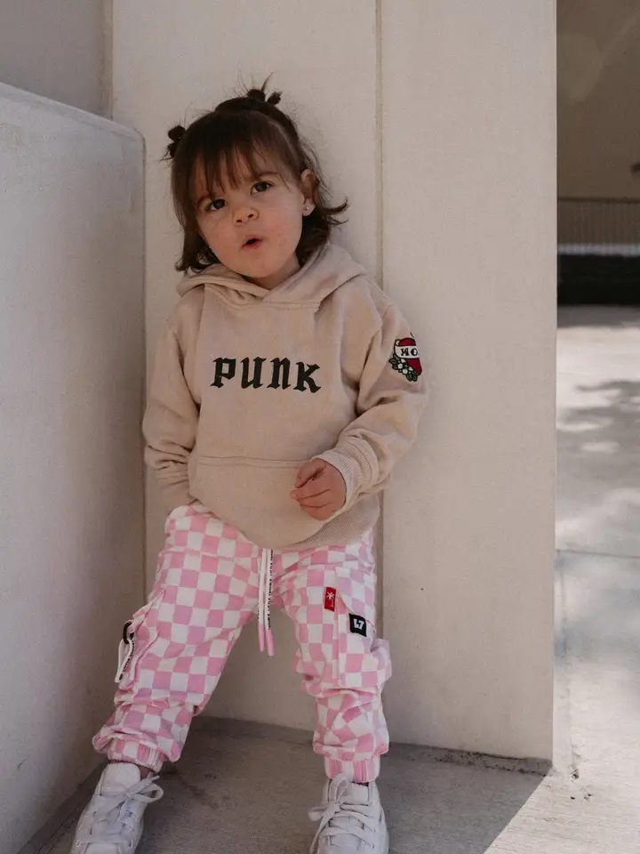 Pink Checker Cargos