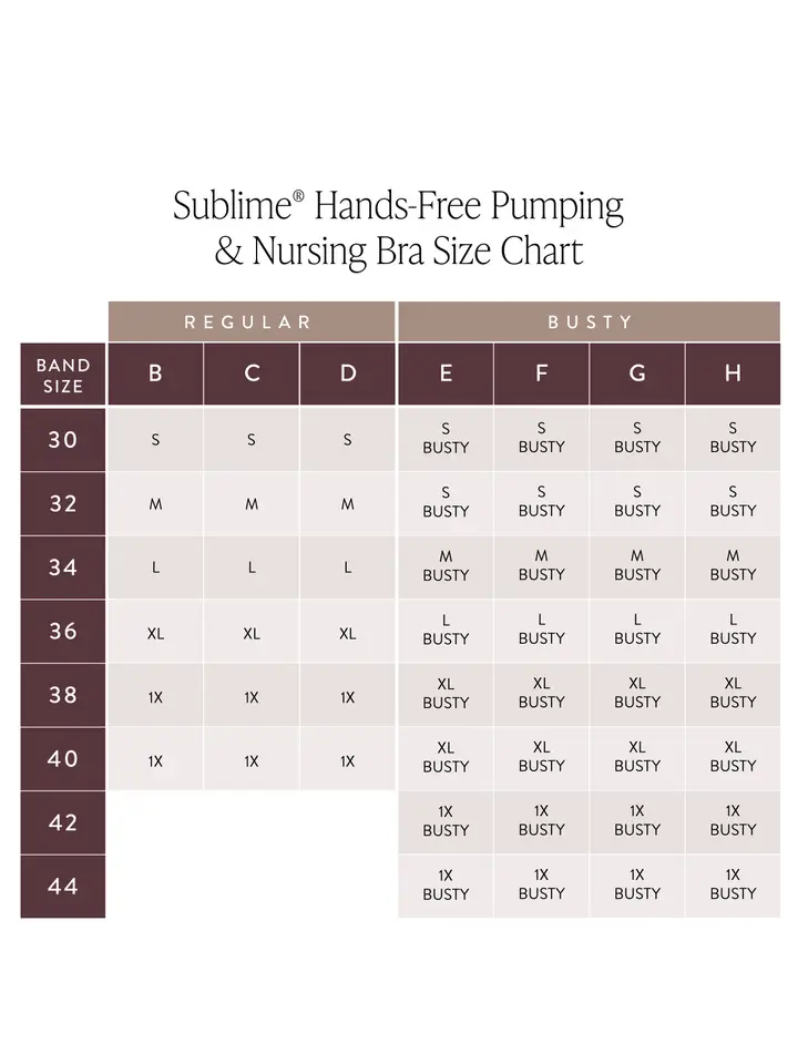 Sublime® Hands-Free Pumping & Nursing Bra- Twilight