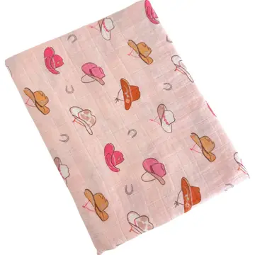 Western Pink / Muslin Swaddle