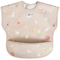 Smock Bib For Baby & Toddler Short Sleeve (Farm)