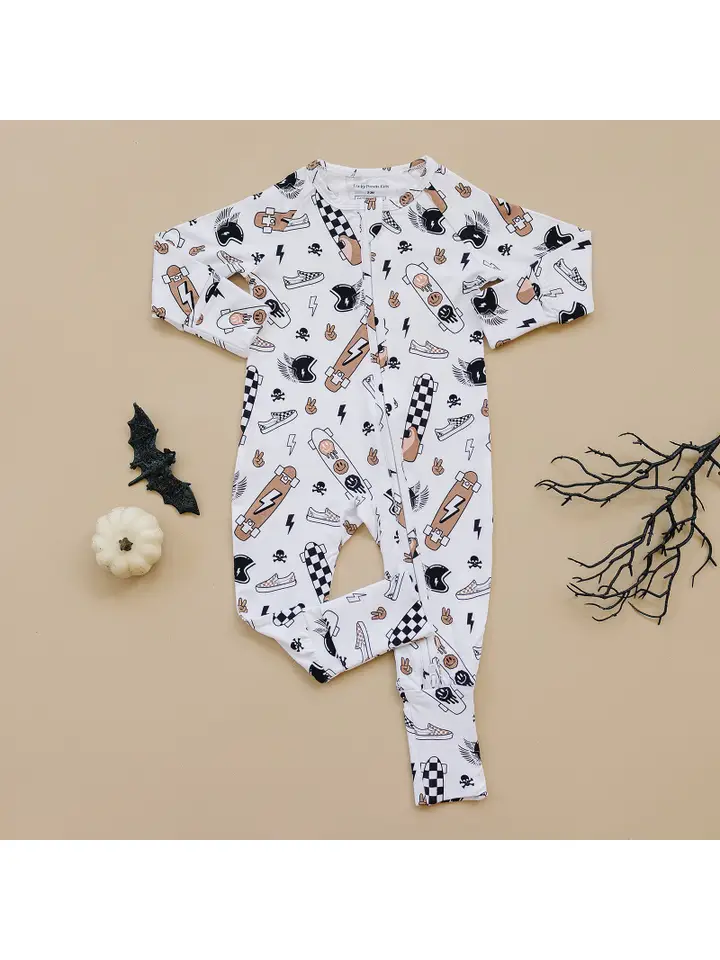 Bamboo Zip Romper | Sk8er