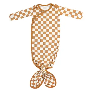 Copper Pearl- Newborn Knotted Gown
