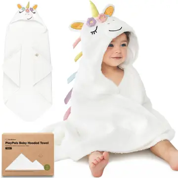 KeaBabies Cuddle Baby Hooded Towel