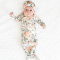 Copper Pearl- Newborn Knotted Gown