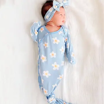 Copper Pearl- Newborn Knotted Gown