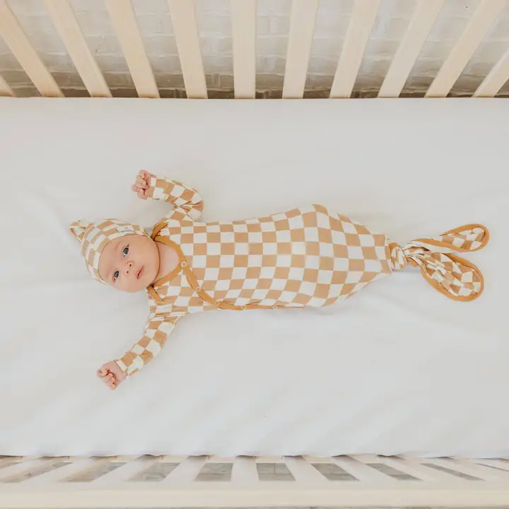 Copper Pearl- Newborn Knotted Gown
