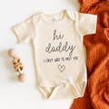 Hi Daddy I Can't Wait To Meet You Onesie 0-3m