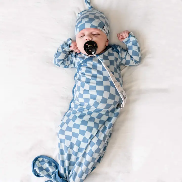 Copper Pearl- Newborn Knotted Gown