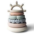 Silicone Stacking Ring Sensory Play Tower Toy (6-pc) Sun
