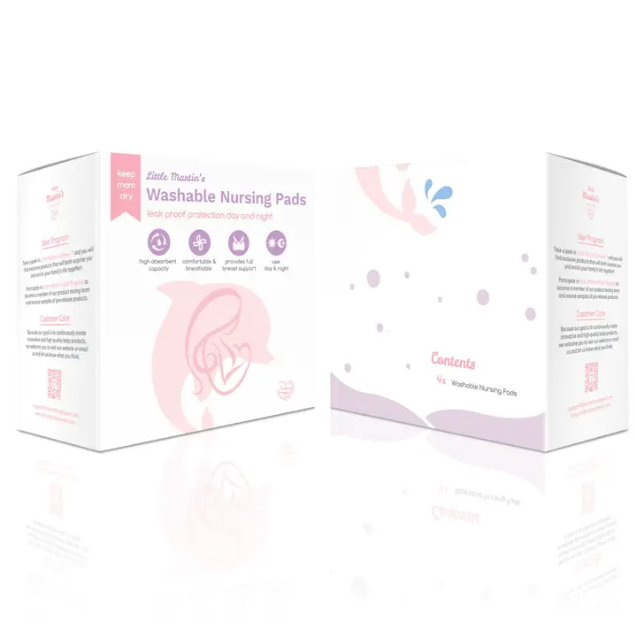 Little Martin's Drawer Washable Nursing Pads (4 Pack)