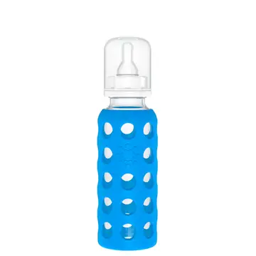 9oz Glass Baby Bottle - Stage 2 Nipple, Stopper, and Cap