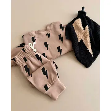 Jogger Set | Mocha Bolts