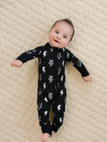 Bamboo Zip Romper | Ink Bolts