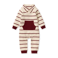 Burt's Bees Baby- Basic Stripe Baby Boy Jumpsuit- Organic Cotten