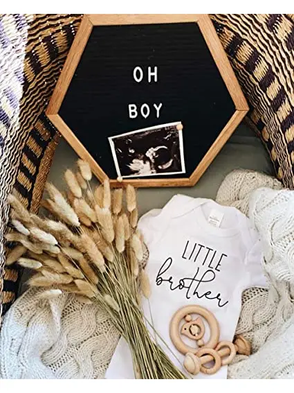 Little Brother Pregnancy Announcement Onesie, Gender Reveal 0-3m