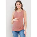 Ruffled One Shoulder Maternity Bodycon Dress Style No: CMD2480S  95% Polyester, 5% Spandex  Wash gentle cycle cold with like colors Do not bleach, dry low when needed  HPS: 39''