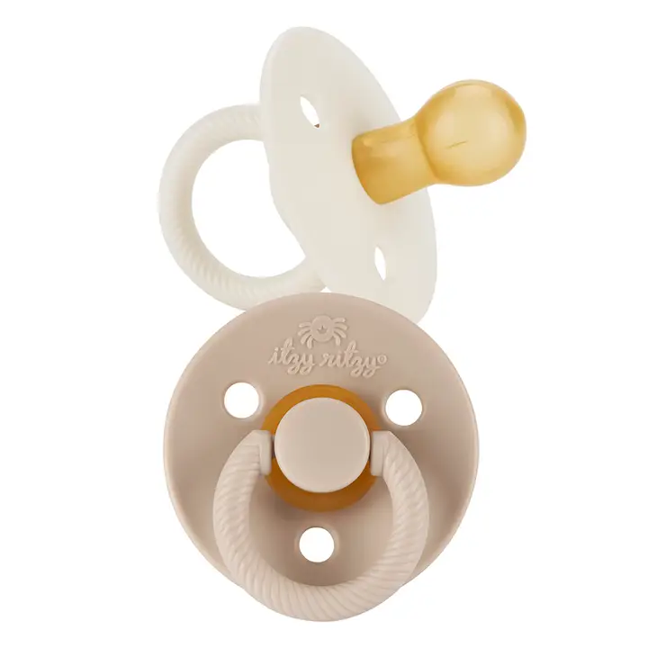 New Styles* Itzy Soother™ Natural Rubber Paci Sets