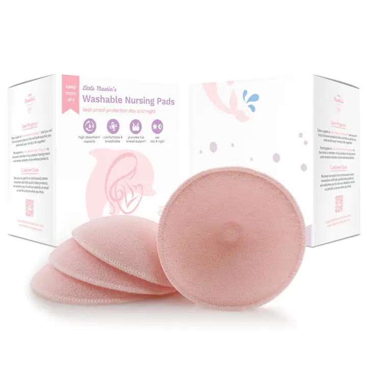 Little Martin's Drawer Washable Nursing Pads (4 Pack)