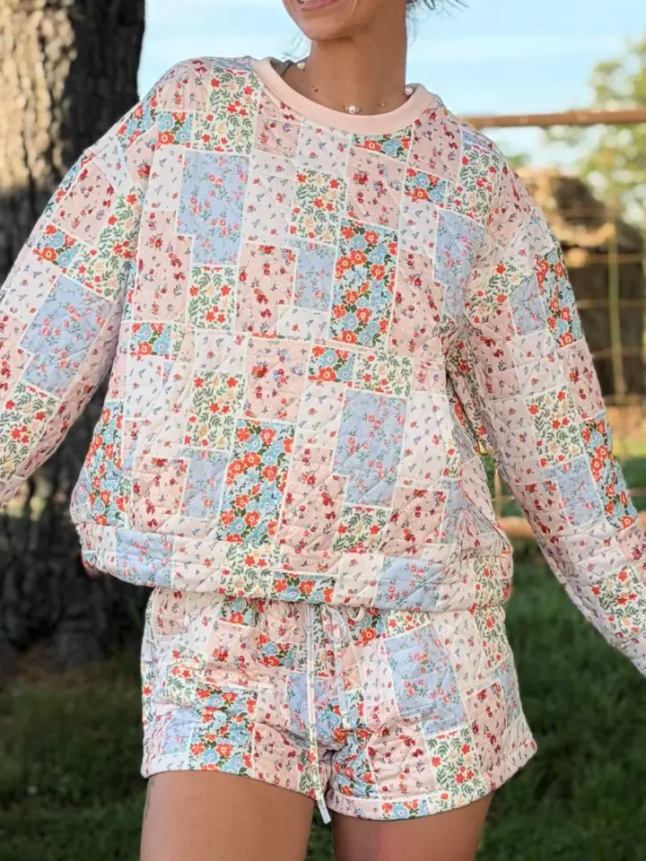 Judy Quilted Short Set