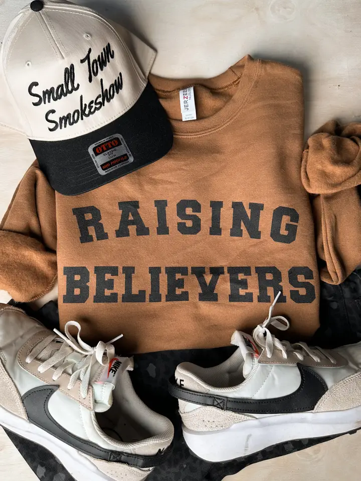 Raising Believers Pecan Graphic Sweatshirt
