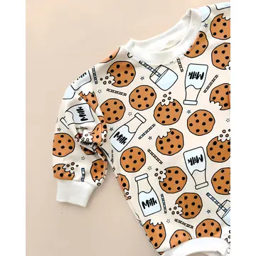 Bubble Romper | Milk & Cookies